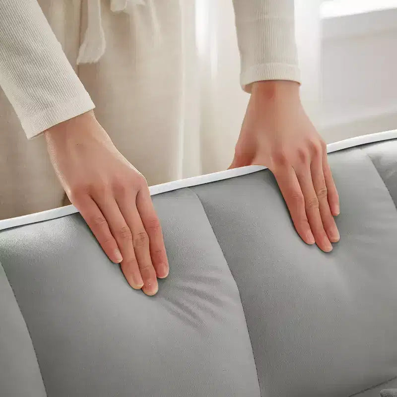 Fauteuil de Canapé Convertible 3-en-1, Lit Fauteuil avec Dossier Réglable, Support Téléphone, USB et Type-C